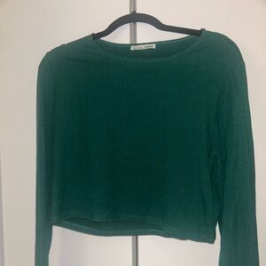 Reformation green long sleeve